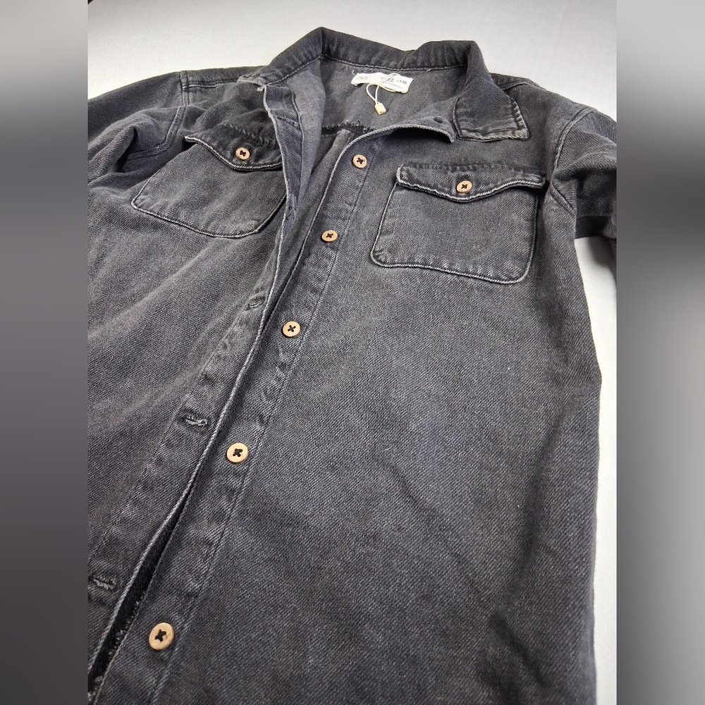 Zara quarter sleeve denim button down dress Size 4-5 Yrs - Picture 3 of 11